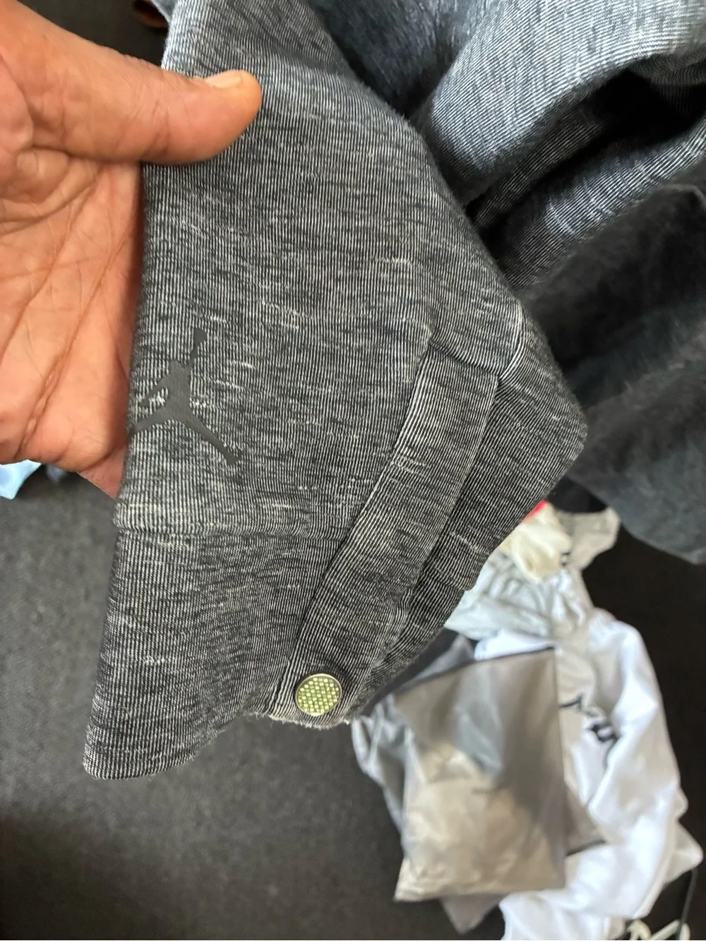 Men’s Jordan Sportswear Training Hoodie Used Sz 3XL Grey & BLK Pre Owned